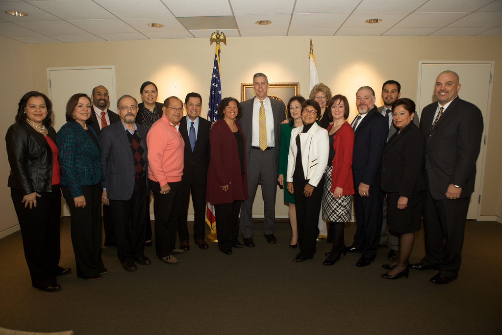 President's Advisory Commission on Educational Excellence for Hispanics Commission Meeting Photo-Op w Commission Members and Internal Staff US Department of Education